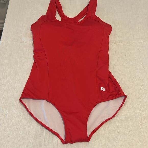 Baleaf Red Athletic Racerback UPF 50 One Piece Swimsuit Women Size 38 NWT - Picture 14 of 16